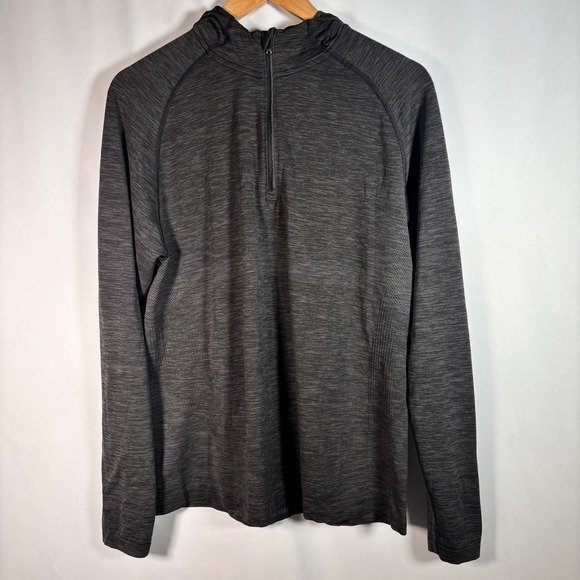 Lululemon Mens 1/4 Zip Hoodie Metal Vent Tech Lightweight Performance Athleisure - Picture 2 of 8